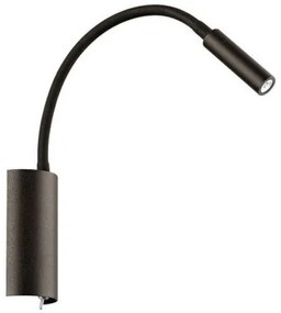 Σποτ Φωτιστικό Τοίχου Matrix LED 3W Viokef-4218101-Μαύρο 4218101