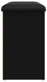 vidaXL Παπουτσοθήκη Μαύρη 82 x 32 x 50 εκ. από Επεξεργασμένο Ξύλο