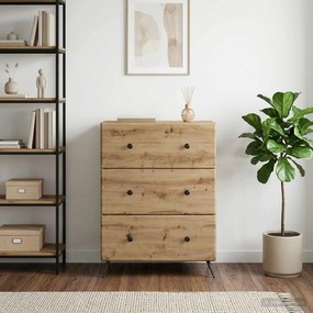 vidaXL Ντουλάπι με Συρτάρια 66 x 34,5 x 90 εκ Επεξεργασμένο Ξύλο