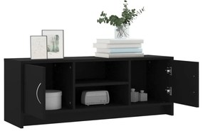 vidaXL Έπιπλο Τηλεόρασης Μαύρο 102x30x37,5 εκ. Επεξεργασμένο Ξύλο