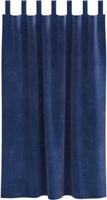 vidaXL Κουρτίνες 2 τμχ. Σκούρο Μπλε 140 x 175 cm Βελούδο