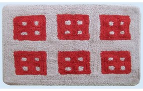 Πατάκι Μπάνιου Παράθυρο Beige DimCol 50x85 100% Cotton
