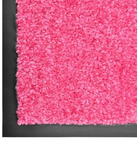 vidaXL Πατάκι Εισόδου Πλενόμενο Ροζ 60 x 180 εκ.