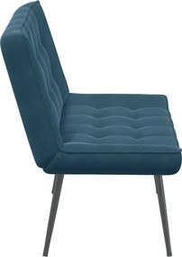vidaXL Πάγκος Μπλε 110x74x84 εκ. Βελούδινος
