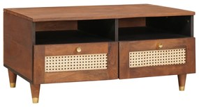 vidaXL Τραπεζάκια Σαλονιού with Drawer Καφέ 80 x 54 x 40 εκ