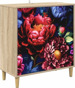 vidaXL Πλαϊνό γραφείο KIEL Sonoma 69 x 33 x 75 εκ. Επεξεργασμένο Ξύλο