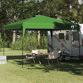 vidaXL Σκηνή Σκίασης Πράσινο 300 x 300 x 227 / 236 / 245 εκ Ύφασμα Oxford