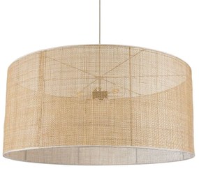 Φωτιστικό Οροφής Yotto 01823 Φ90x40cm 3xE27 IP20 Beige GloboStar