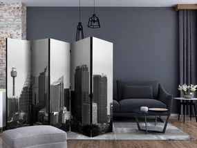 Διαχωριστικό με 5 τμήματα - Skyscrapers in Sydney II [Room Dividers]