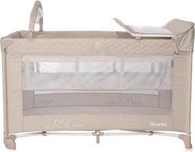 BABY COT NOEMI 2 LAYERS PLUS FOG BEIGE STAR