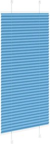vidaXL Πλισέ Στόρι Μπλε 55x150 εκ. Πλάτος Υφάσματος 54,4 εκ. Πολυεστέρας
