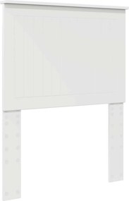 vidaXL Κρεβάτι Αποθήκης Λευκό 75 x 190 cm Επεξεργασμένο ξύλο