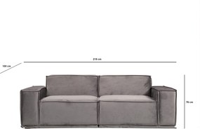 2-Seat Sofa Lego 2 Seater Grey
