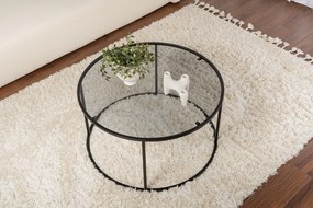 Coffee Table Aurum - 80 - Black, Grey Black
Grey