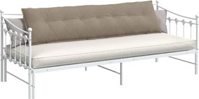 vidaXL Μαξιλάρι Πλάτης Taupe 200 x 50 εκ. Ύφασμα Μικροΐνας