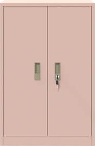 vidaXL Ντουλάπι αποθήκευσης Ροζ 60 x 40 x 90 cm Ατσάλι