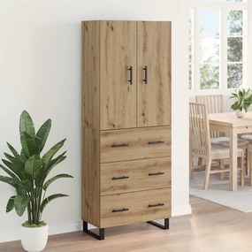 vidaXL Highboard 2 pcs Artisan Oak 69,5 x 34 x 180 εκ.