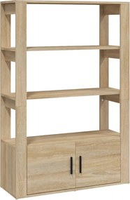 vidaXL Ντουλάπι Sonoma Δρυς 80x30x119,5 εκ. από Επεξεργασμένο Ξύλο