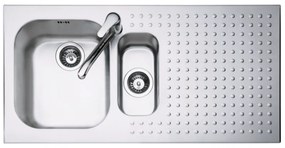 Macart Barazza Select D-150 Ένθετος Ανοξείδωτος Νεροχύτης Λείας Επιφάνειας Με Ποδιά Δεξιά ΝΕ08127