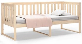vidaXL Κρεβάτι ημέρας χωρίς στρώμα 100x200 cm Στερεό ξύλο πεύκο