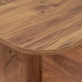 Τραπεζάκι σαλονιού Becaj Megapap χρώμα atlantic pine 120x60x41,4εκ.