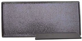 Πιατέλα Σερβιρίσματος Black 22x10x0,6cm Black Gusta Ceramic