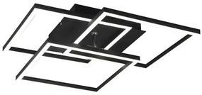 Φωτιστικό Οροφής - Πλαφονιέρα Mobile R62883132 28W Led 42x39x10cm Black Mat RL Lighting Metal