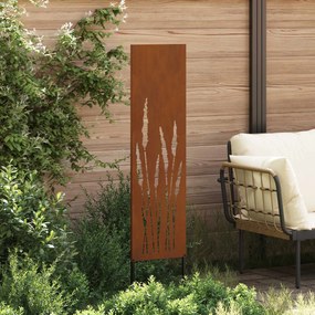 vidaXL Οθόνη Ιδιωτικότητας Κήπου Σκ rusty 32 χ 140 εκ