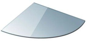 Εταζέρα γωνιακή γυάλινη MENSOLE 0620 KARAG 20cm (Χωρίς στηρίγματα)