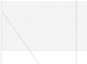 vidaXL Φράχτης Εξαγώνου Γκρι 1.6 x 25 m Ατσάλι