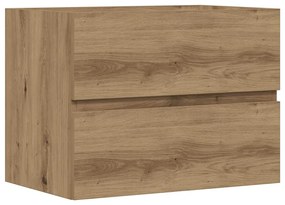 vidaXL Ντουλάπι Μπάνιου Αρτισιανή Δρυς 60x38,5x45 εκ. Επεξ. Ξύλο
