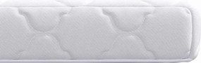 vidaXL Στρώμα Λευκό 90 x 190 cm Ζακάρ ύφασμα