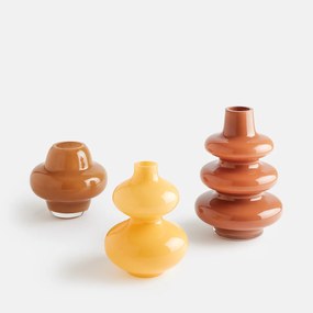 Γυάλινο βάζο, ύψος 18 cm, OLIA