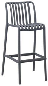 ΣΚΑΜΠΟ BAR ΠΟΛΥΠΡΟΠΥΛΕΝΙΟΥ CONVEE ΓΚΡΙ 38,5x49,5x102Υεκ. 38.5x49.5x102 εκ.