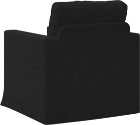 vidaXL Καναπές Μαύρο 78 x 78 x 80 εκ. ύφασμα