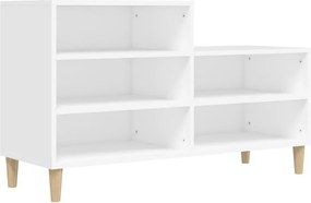 vidaXL Παπουτσοθήκη Λευκή 102x36x60 εκ. από Επεξεργασμένο Ξύλο