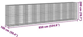 ΣΥΡΜΑΤΟΚΙΒΩΤΙΟ ΜΕ ΚΑΛΥΜΜΑ 850X100X200ΕΚ ΑΠΟ ΓΑΛΒΑΝΙΣΜΕΝΟ ΧΑΛΥΒΑ 3295240