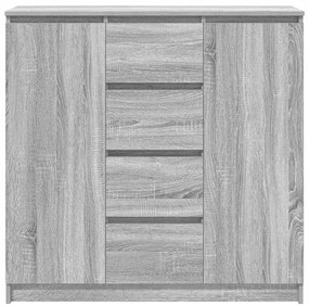 Συρταριέρα με Συρτάρια Γκρι Sonoma 100,5x35x98,5 εκ. Επεξ. Ξύλο - Γκρι