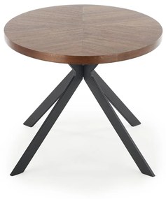 LOCARNO table, color: walnut / black DIOMMI V-CH-LOCARNO-ST