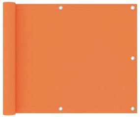 vidaXL Διαχωριστικό Βεράντας Πορτοκαλί 75 x 500 εκ. Ύφασμα Oxford