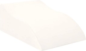 vidaXL Μαξιλάρι Ποδιών Λευκό 68 x 41 x 24 εκ PU Αφρός