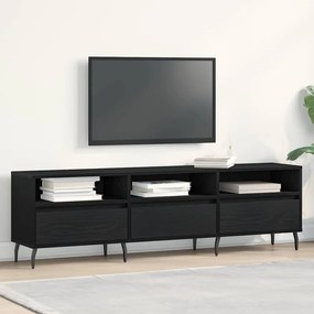 vidaXL Ντουλάπι TV Μαύρη Οξυά 150 x 30 x 44,5 εκ. Επεξεργασμένο ξύλο