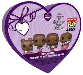 Κουτί Valentines Με 4 Φιγούρες 76224 The Nightmare Before Christmas Purple-Pink Funko