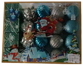 Σετ Χριστουγεννιάτικες μπάλες - 6cm - 20pcs - 231900-231900