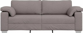 vidaXL 3-Θέσιος καναπές Taupe 220 cm ύφασμα