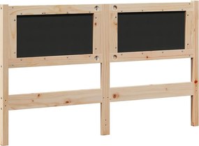 vidaXL Κεφαλάρι Άλλο Καφέ 150 cm Μασίφ ξύλο πεύκου