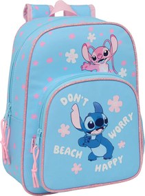 Σχολική Τσάντα Lilo &amp; Stitch Happy Sky μπλε 26 x 34 x 11 cm