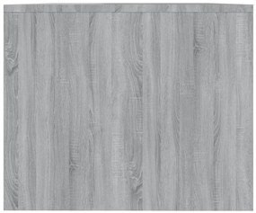 vidaXL Τραπεζάκι Σαλονιού Γκρι Sonoma 90x50x41,5 εκ. Επεξ. Ξύλο
