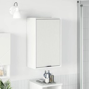 vidaXL Ντουλάπι Μπάνιου Υψηλής γυαλάδας λευκό 39 x 23,5 x 65 εκ.