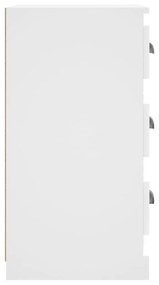 Ντουλάπι Λευκό 36 x 35,5 x 67,5 εκ. από Επεξεργασμένο Ξύλο - Λευκό